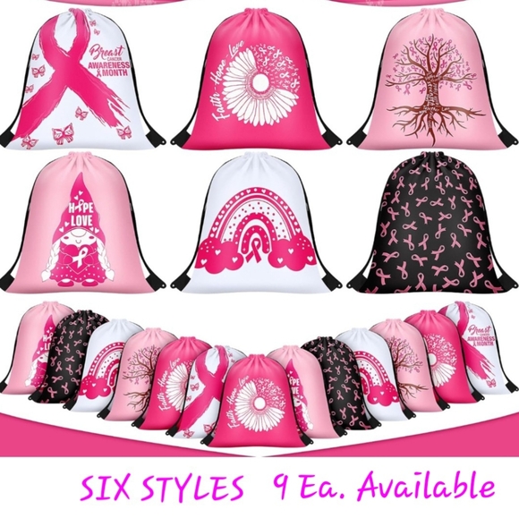 Cancer awareness Drawstring Bags - Picture 3 of 5